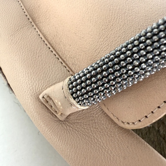 Brunello Cucinelli Light Beige Monili Leather Flat Espadrilles 38.5 8.5 - Picture 11 of 12